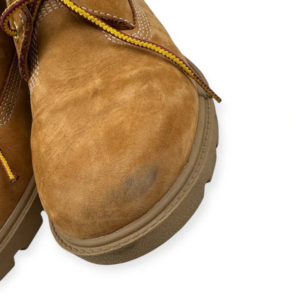 Timberland Youth 2 Wheat Nubuck Leather Ankle‎ Boots Kids Casual Waterproof